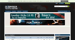 Desktop Screenshot of cs-kopytko.pl
